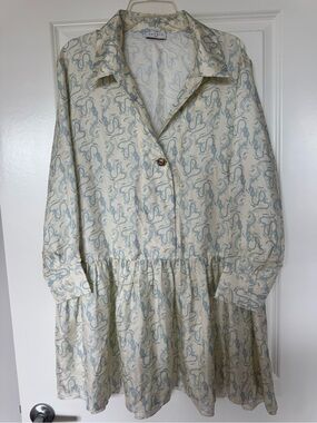 SANDRO PARIS SILK DRESS SIZE 10